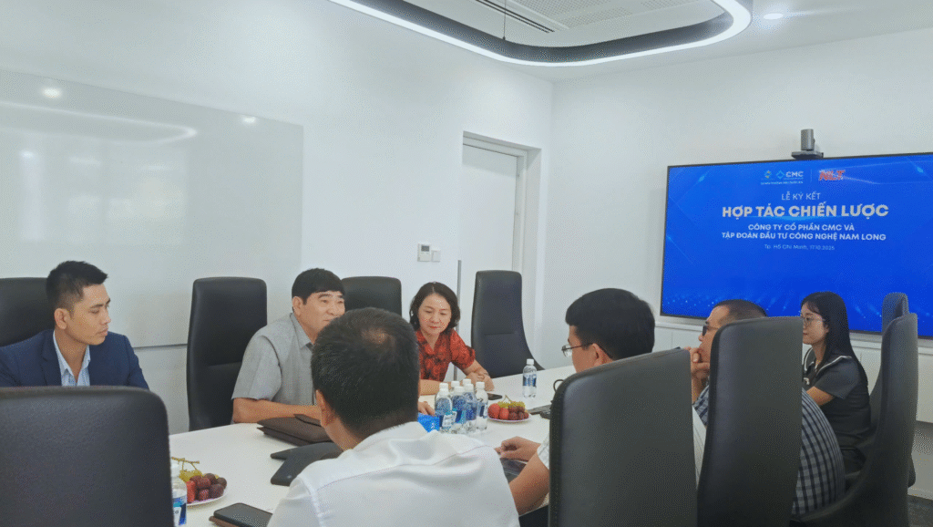 NLT Group ký kết hợp tác chiến lược cùng CMC NLT Group và CMC liên minh chiến lược để nâng chuẩn vật liệu dự án cho công trình xây dựng Việt Nam