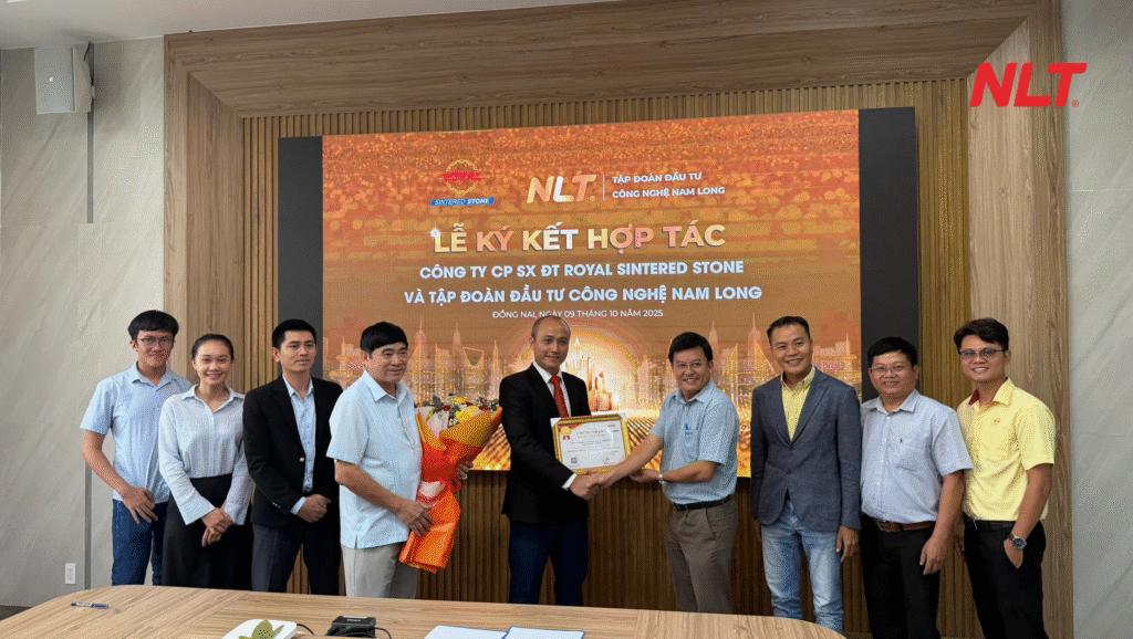 NLT Group ký kết hợp tác chiến lược cùng Royal Sintered Stone NLT Group trở thành Nhà phân phối dự án chính thức của Royal Sintered Stone tại Việt Nam