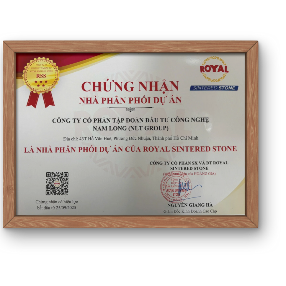 giay chung nhan nlt group la doi tac phan phoi du an cua royal sintered stone (1)