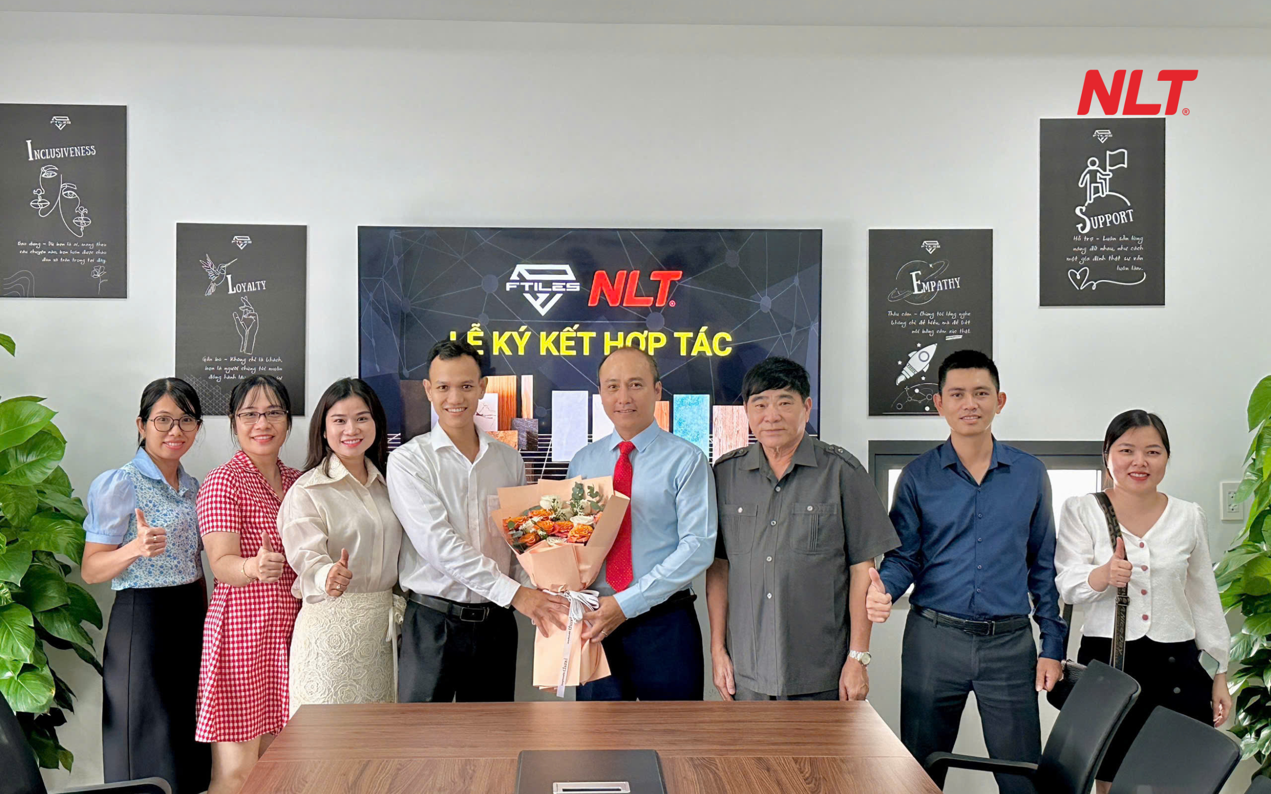 Đối tác thương hiệu NLT Group là nhà phân phối dự án chính thức của Ftiles