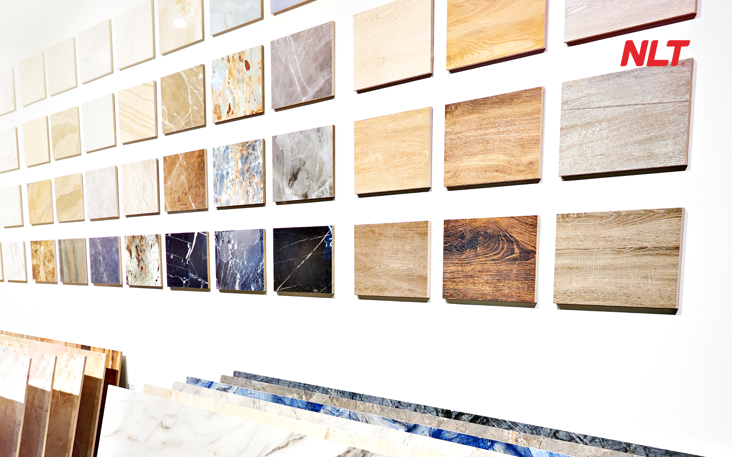 Gạch Porcelain Lát porcelain marble khổ lớn bóng/lappato tạo điểm nhấn sang trọng cho phòng khách & sảnh