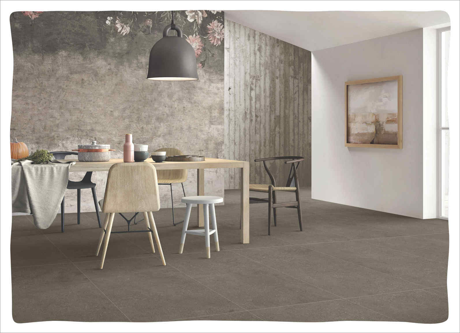 Phối cảnh [FTILES] Gạch Pocerlain Matt – Neywest – FTP5NWT1