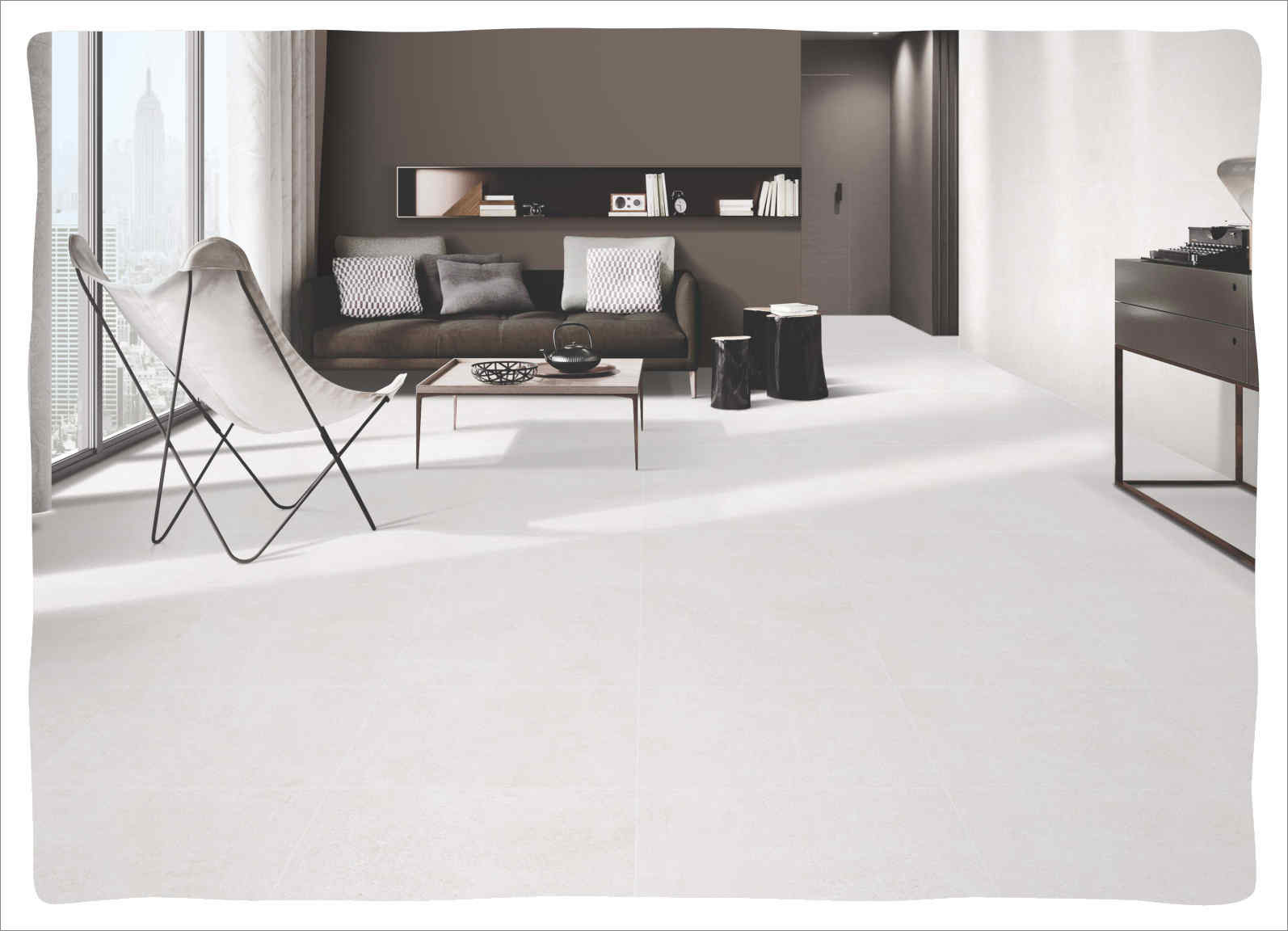 Phối cảnh [FTILES] Gạch Pocerlain Matt – Neywest – FTP5NWT4